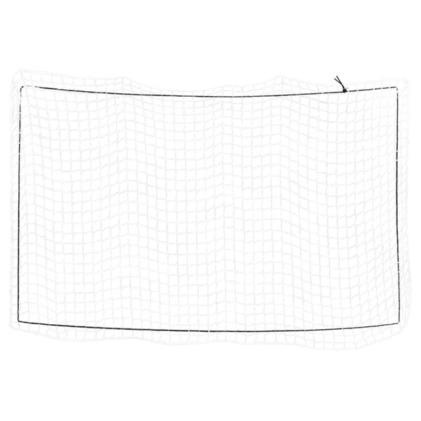 vidaXL Trailer Net with Elastic Rope White 8.2x4.9' PP