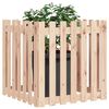 vidaXL Garden Planter Natural Pine Solid Pine Wood Medium Durable