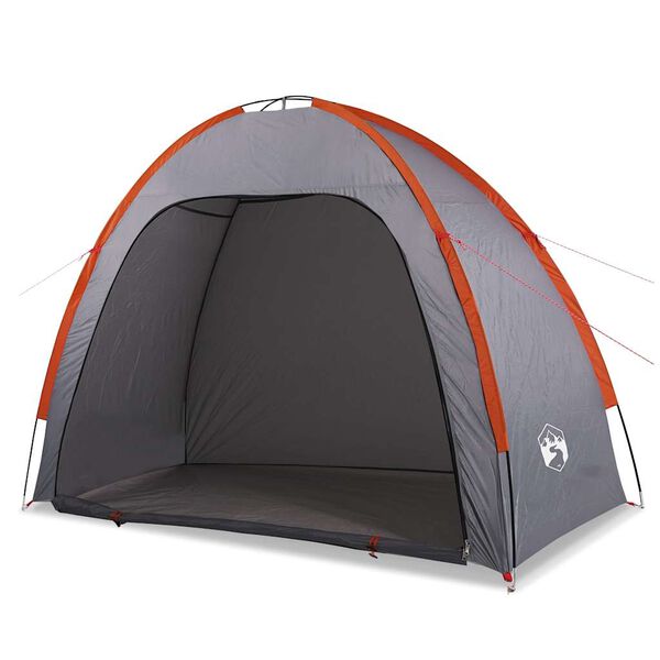 vidaXL Storage Tent Gray and Orange Waterproof