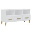 vidaXL TV Stand White 40.2"x14.2"x19.7" Engineered Wood