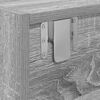 vidaXL TV Cabinet Set of 2 Grey Sonoma Engineered Wood Medium
