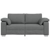 vidaXL Sofa Dark Grey 70.87 x 30.31 x 32.28 in Fabric