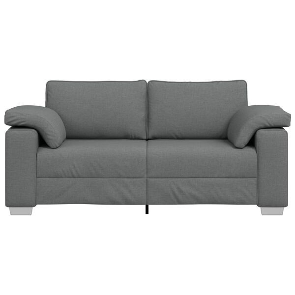 vidaXL Sofa Dark Grey 70.87 x 30.31 x 32.28 in Fabric