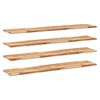 vidaXL Floating Shelves 4 pcs 47.2x11.8x0.8" Oil Finished Solid Wood Acacia