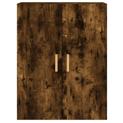 vidaXL Wall Mounted Cabinets 2 pcs Smoked Oak Engineered Wood