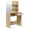 vidaXL Dressing Table Sonoma oak Engineered wood Medium Dressing Table