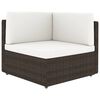 vidaXL Garden Lounge Set Brown