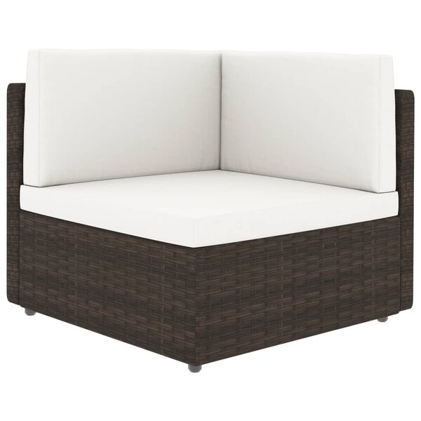 vidaXL Garden Lounge Set Brown
