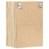 vidaXL Hanging Cabinet Sonoma oak Engineered wood Compact
