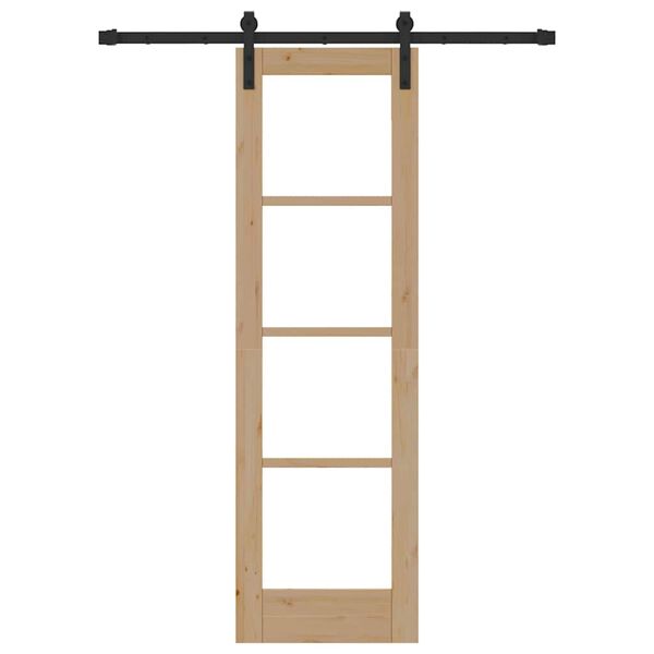 vidaXL Sliding Door ORKDAL Natural 24.02 x 78.15 in