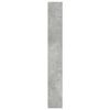 vidaXL Bookcase Concrete Grey Engineered Wood Tall Bookcase