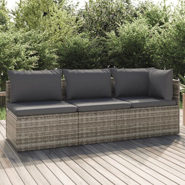 vidaXL Garden Lounge Set Grey