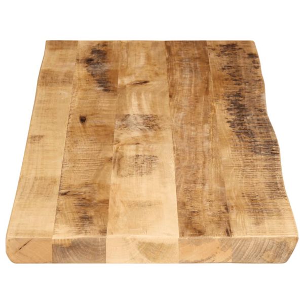 vidaXL Table Top Natural Solid Mango Wood 47.2 x 15.7 in Wood Grain
