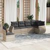 vidaXL Garden Sofa Set Light grey