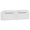 vidaXL Headboard Cushion White