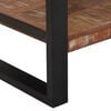 vidaXL End Table with Drawer with Shelf Multicolour Solid Reclaim Wood