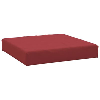 vidaXL Pallet Sofa Cushions 2 pcs Wine Red Fabric