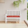 vidaXL Garden Bench Cushion Melange Red 100% Polyester