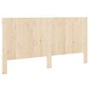 vidaXL Headboard Pine wood Solid pinewood Double Durable Headboard