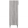 vidaXL Shoe Cabinet Grey Sonoma Engineered wood Medium Shoe Cabinet
