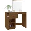 vidaXL Dressing Table Honey brown Solid pine wood Standard