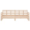 vidaXL Pull-out Day Bed Natural wood Solid Pine Wood