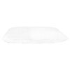 vidaXL Pillow Set of 2 White Memory foam flakes and 100% polyester