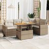 vidaXL Garden Sofa Set Beige