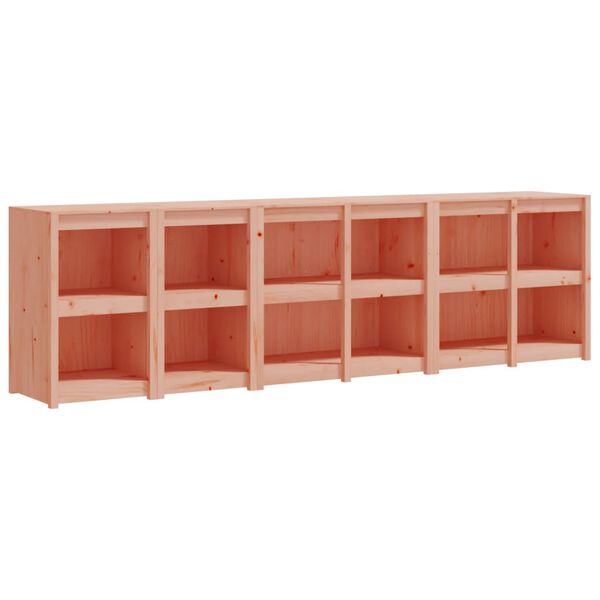 vidaXL Outdoor Kitchen Cabinet Set of 4 Natural wood Solid Douglas wood