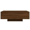 vidaXL Coffee Table Brown oak Engineered wood 33.5 x 21.7 x 12.2 in