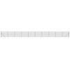 vidaXL Wire Mesh Fence with Spike Anchors Anthracite 6.6x82.0'