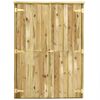 vidaXL Tool Shed Natural Treated pine 48.4 x 19.7 x 67.3 in