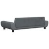 vidaXL Dog Bed Dark Grey 100x54 x 13.0 " Velvet