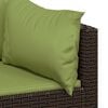 vidaXL Patio Lounge Set Set of 4 Brown
