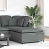 vidaXL Modular Sofa Dark Grey Fabric (100% Polyester) 39.4x39.4x18.9 in