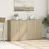 vidaXL Sideboard Sonoma oak Engineered wood Medium Sideboard