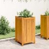 vidaXL Garden Planter Natural wood Solid acacia wood Medium Durable