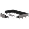 vidaXL Garden Lounge Set Dark Grey