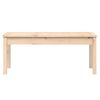 vidaXL Garden Bench Natural wood Solid pine wood Standard Durable