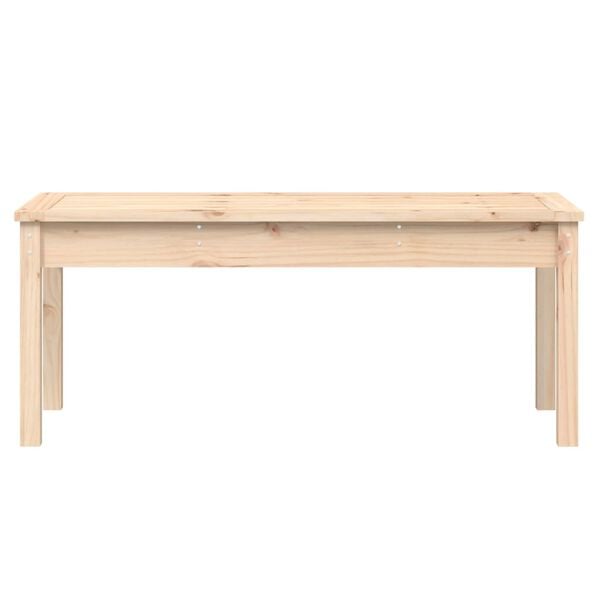 vidaXL Garden Bench Natural wood Solid pine wood Standard Durable