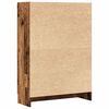 vidaXL Book Cabinet Old wood Engineered wood Medium Book Cabinet