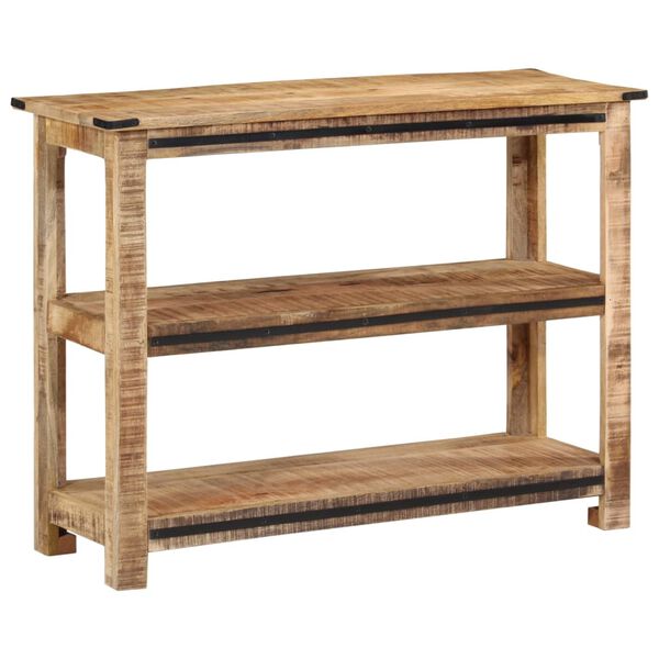 vidaXL Console Table 39.4"x13.8"x29.5" Solid Wood Mango
