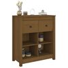 vidaXL Sideboard Honey Brown Solid pine wood Medium Sideboard