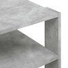 vidaXL Coffee Table Concrete Gray Engineered Wood Small Square Modern