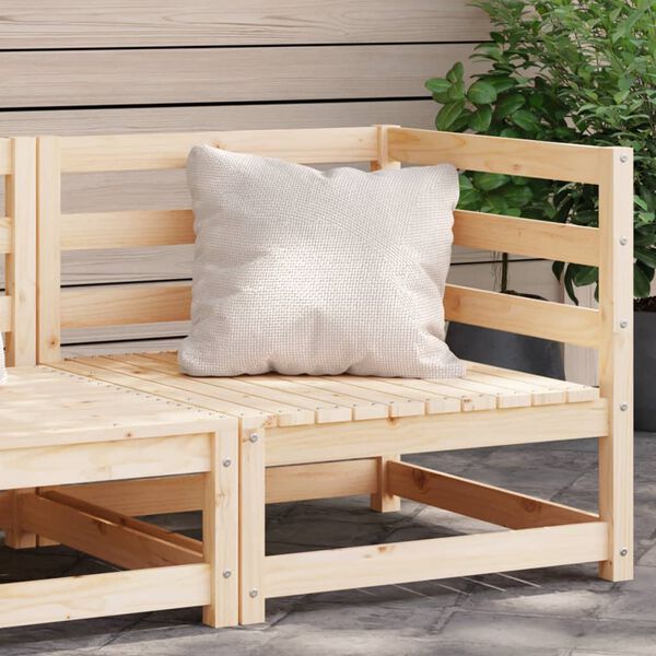 vidaXL Garden Sofa Pine Wood Color Solid Pine Wood 27.6x27.6 Modular