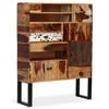 vidaXL Sideboard Brown Solid Acacia Wood 39.4x11.8x51.2 in Sideboard