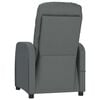 vidaXL Massage Chair Dark Grey Polyester Large Massage Chair