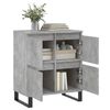 vidaXL Sideboard Concrete grey Engineered wood Medium Sideboard