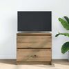 vidaXL TV Cabinet Artisan Oak Engineered Wood Medium TV Cabinet