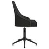 vidaXL Swivel Dining Chairs 2 pcs Black Velvet